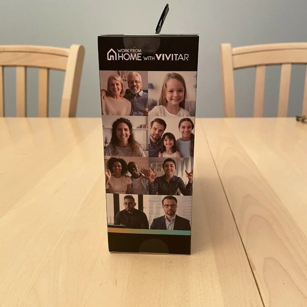 Work From Home with Vivitar Digital Webcam Clip On Camera Full HD 1080p
